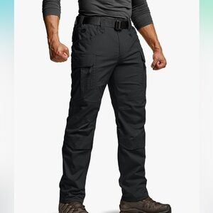 CQR Tactical Black Cargo Pants